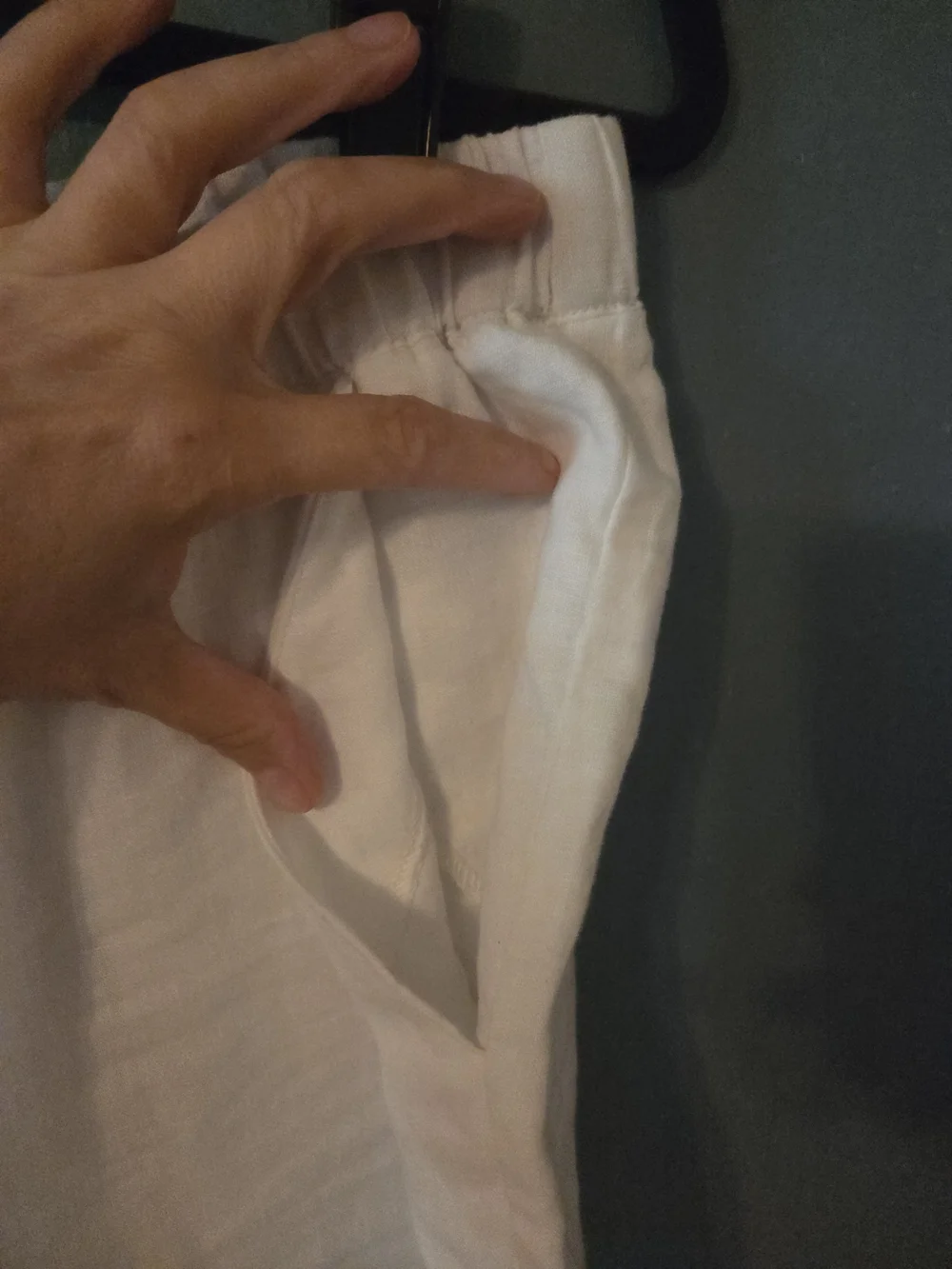 Quince Womens White Linen Slacks- Coastal Grandma, NWOT